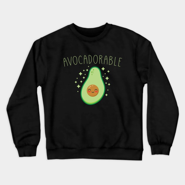 Avocadorable Crewneck Sweatshirt by nmcreations